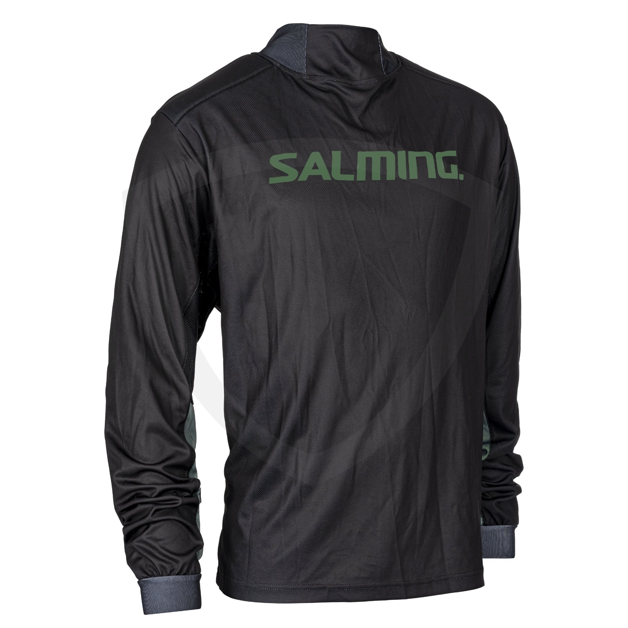 Salming Legend Goalie Jersey SR Black- Camping Green