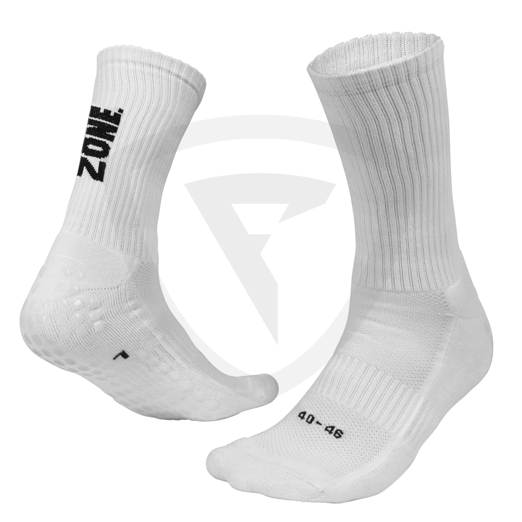 Zone Grip Socks INCREDIBLE White
